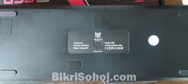 Onikuma G55 RGB Backlit Mechanical Keyboard (Brand New)